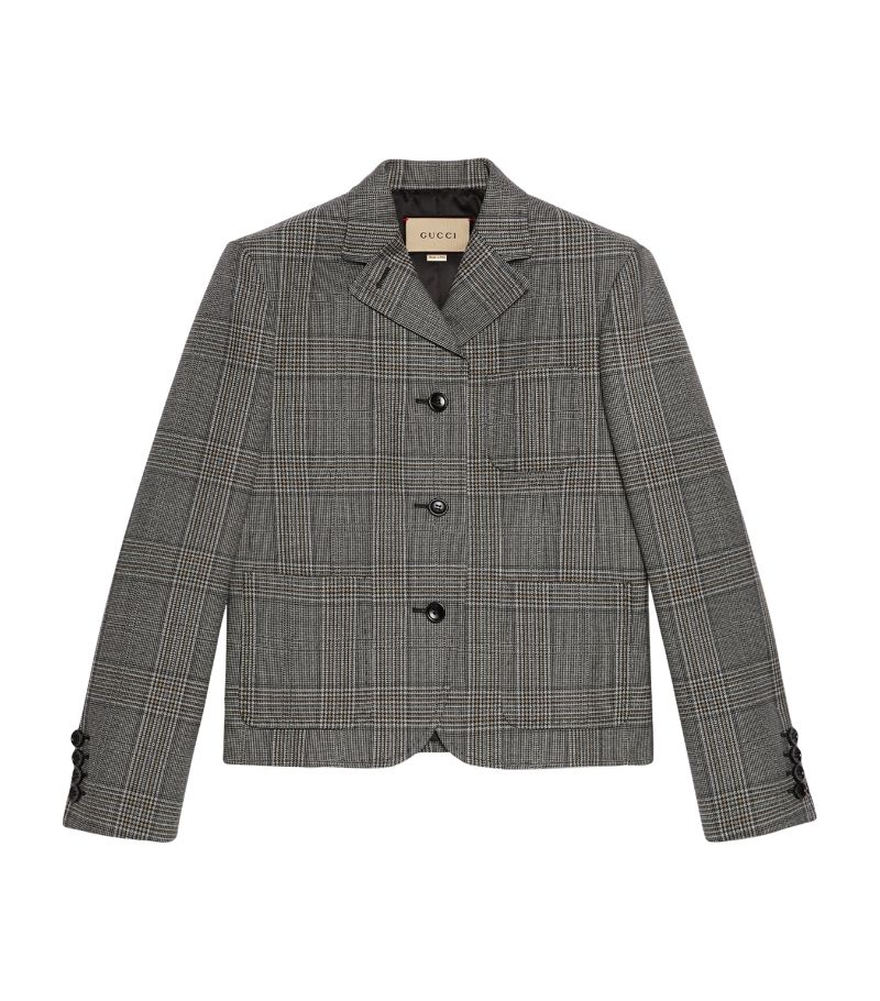 Gucci Gucci Wool Check Blazer