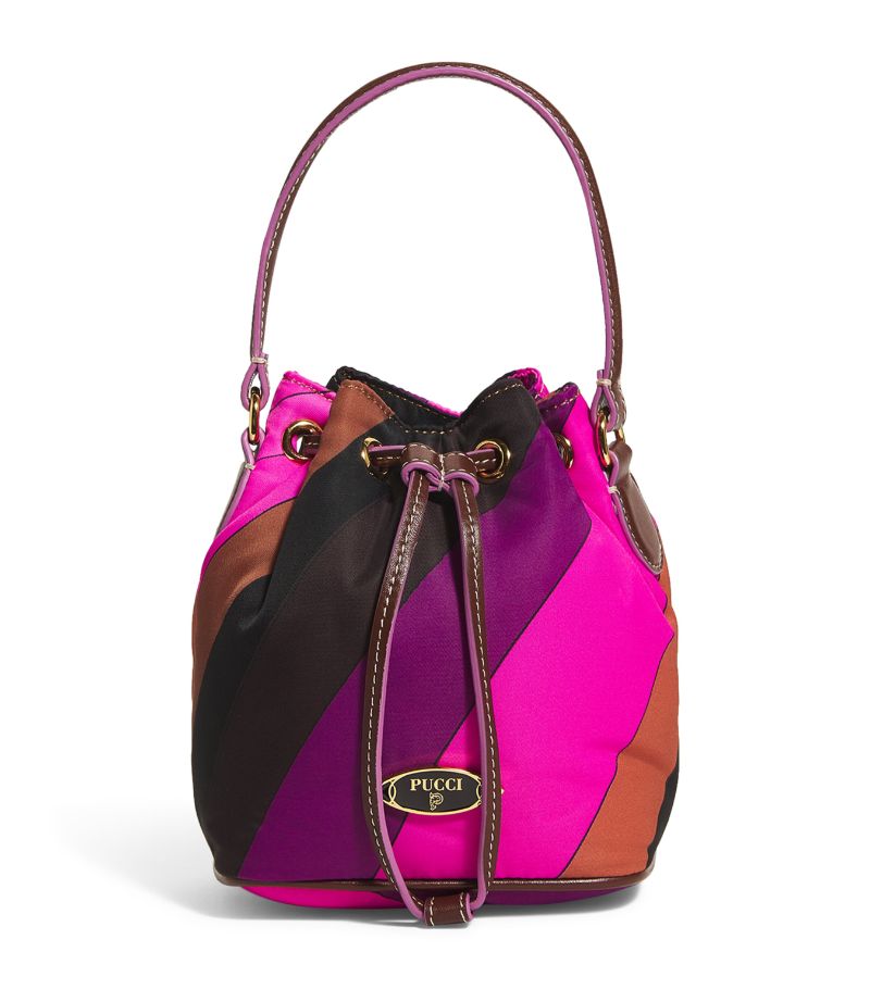 Emilio Pucci Pucci Iride Print Yummy Bucket Bag