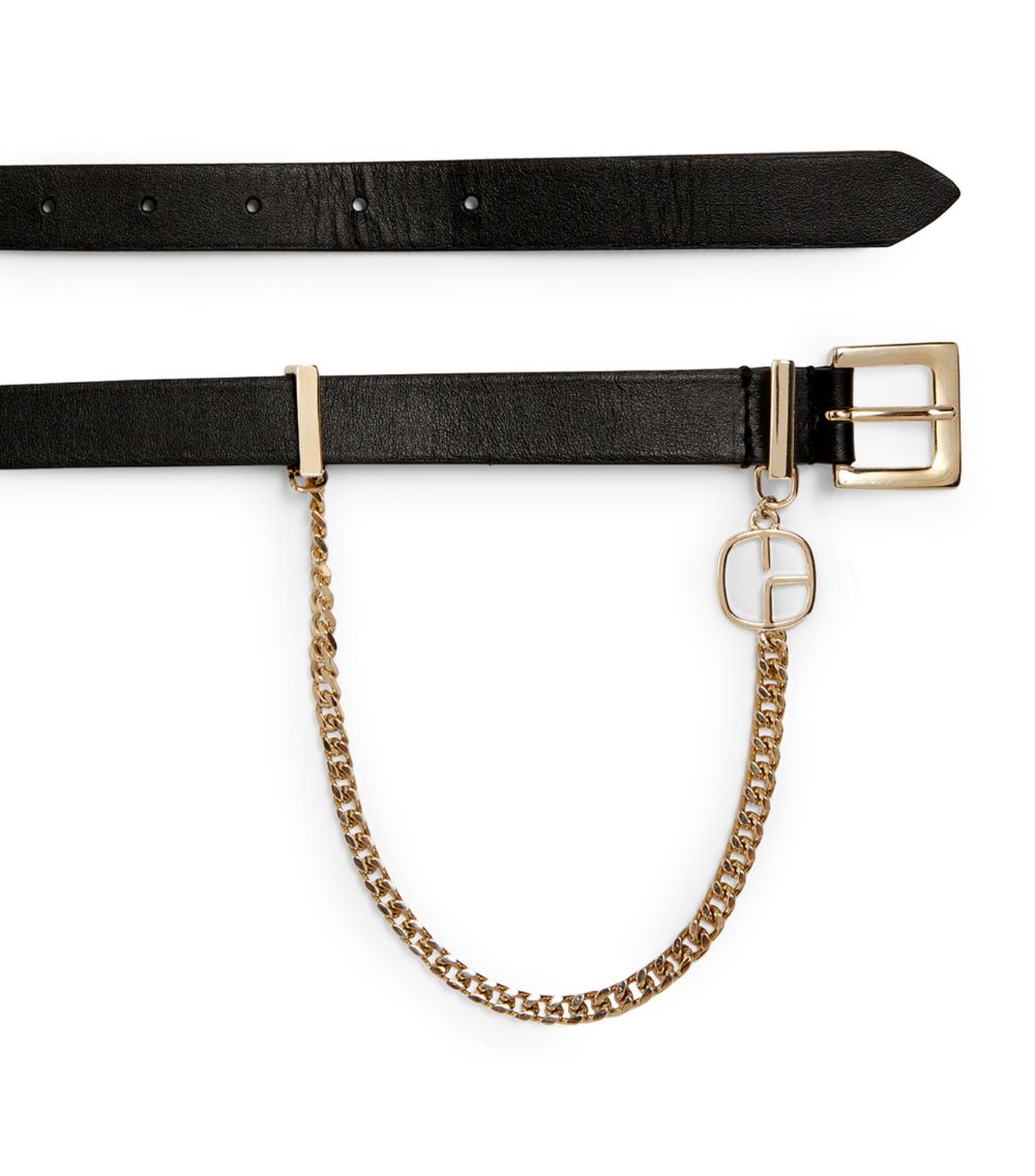  Claudie Pierlot Leather Chain-Detail Belt