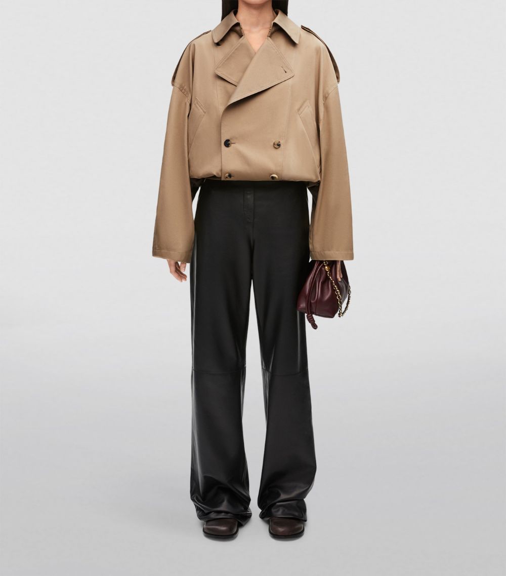 Loewe Loewe Cotton-Blend Trench Bomber Jacket