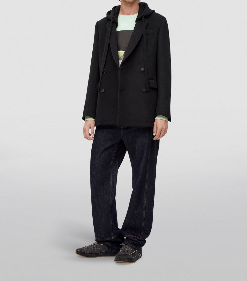 Loewe LOEWE Wool-Blend Double-Breasted Jacket