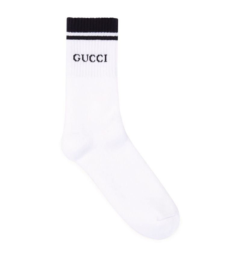 Gucci Gucci Cotton Logo Socks