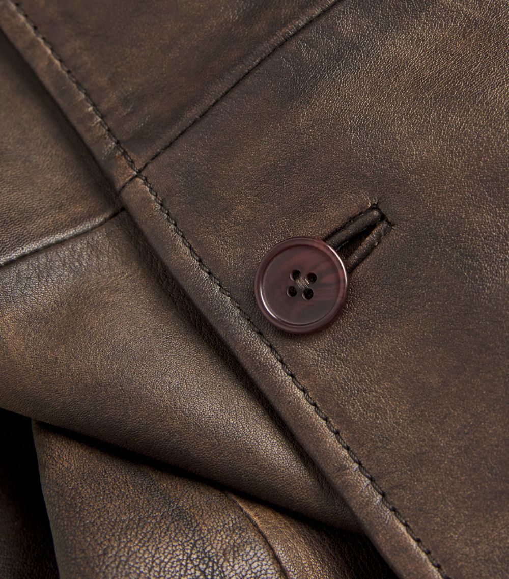  Samsoe Samsoe Washed Leather Jacket