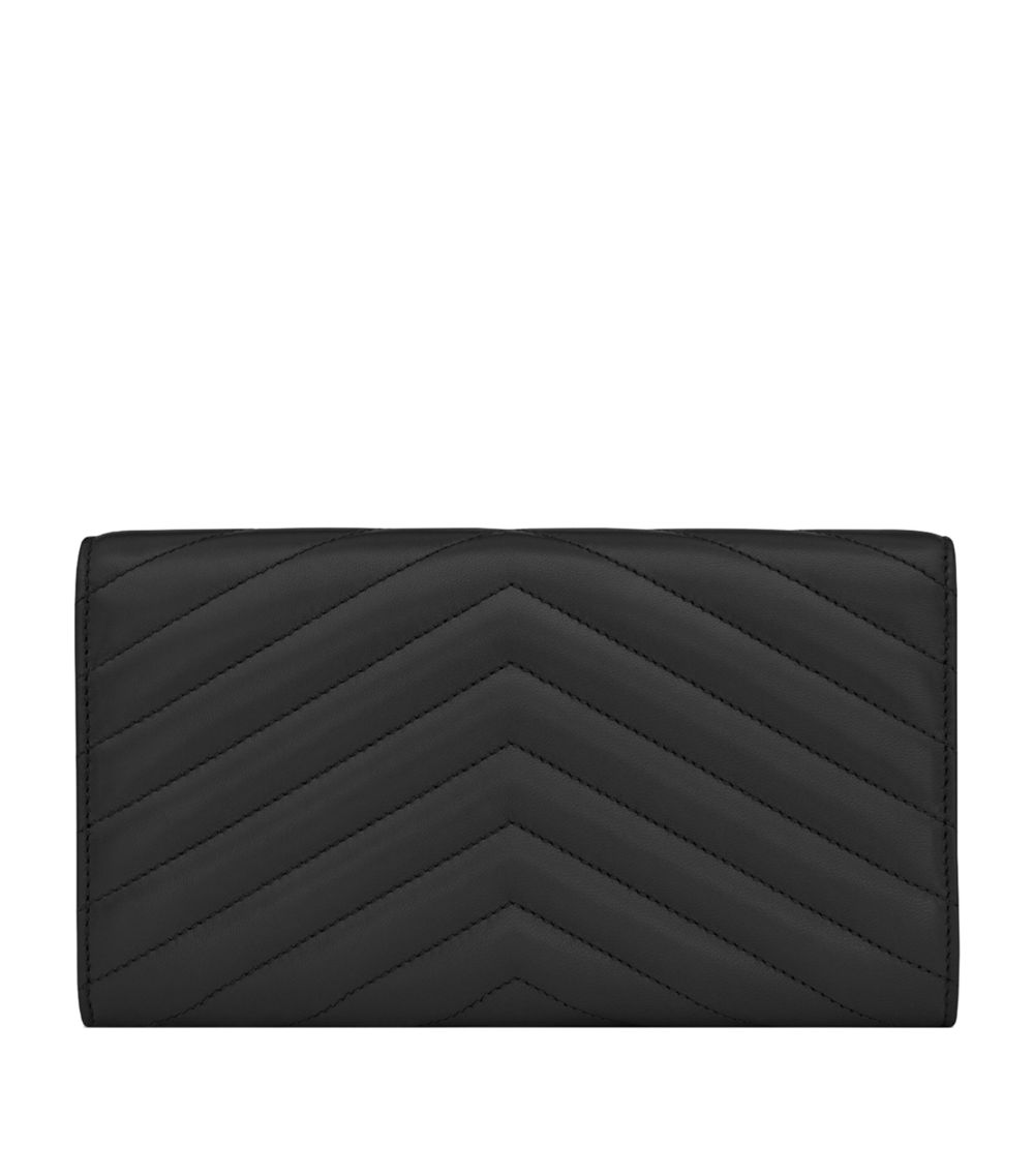 Saint Laurent Saint Laurent Large Cassandre Matelassé Envelope Wallet