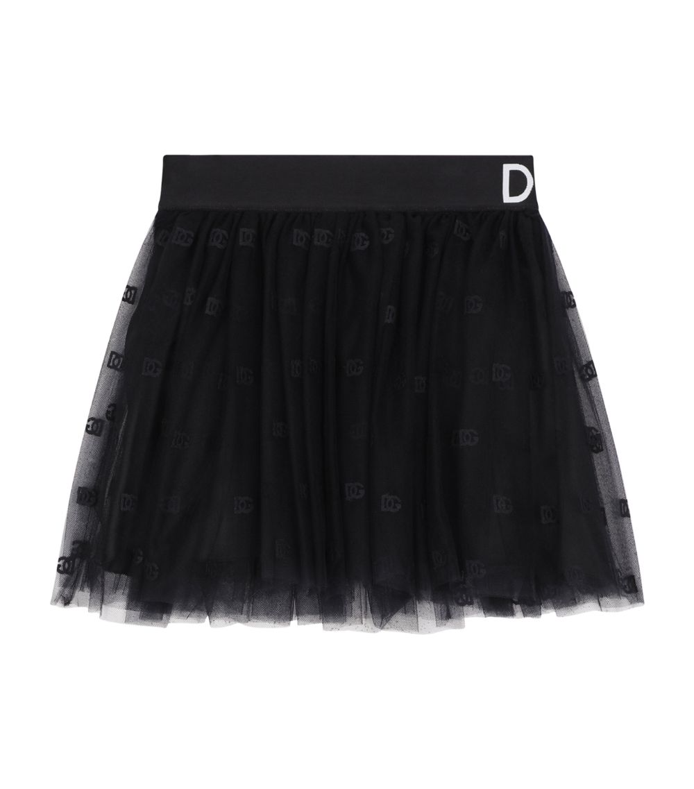 Dolce & Gabbana Dolce & Gabbana Kids Tulle Logo-Detail Mini Skirt (2-6 Years)