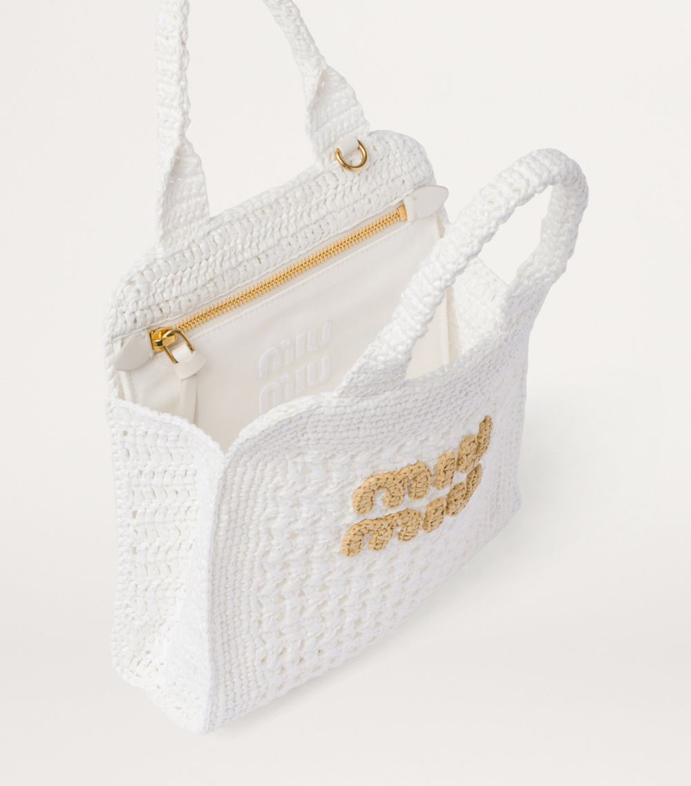 Miu Miu Miu Miu Crochet Tote Bag