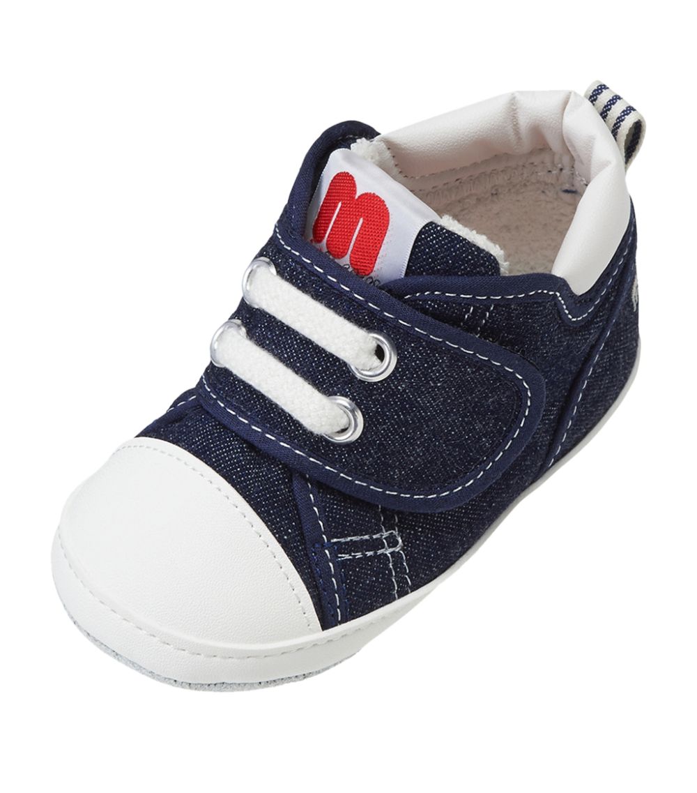 Miki House Miki House Denim Baby Shoes