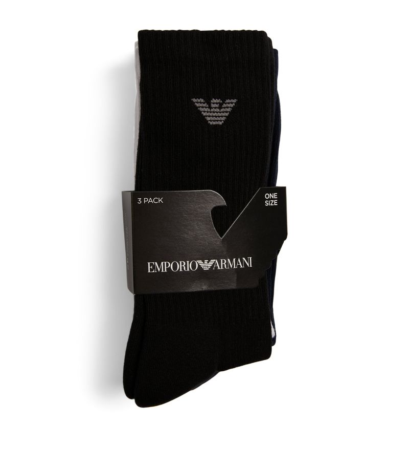 Emporio Armani Emporio Armani Sporty Socks (Pack Of 3)