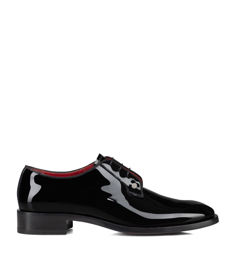 Christian Louboutin Christian Louboutin Leather Embellished Chambeliss Derby Shoes