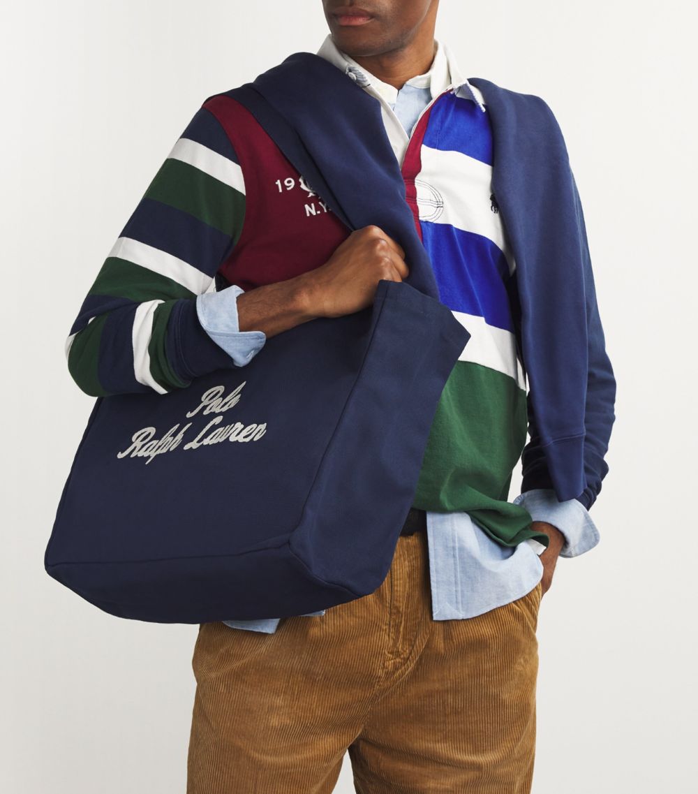 Polo Ralph Lauren Polo Ralph Lauren Cotton Logo Tote Bag