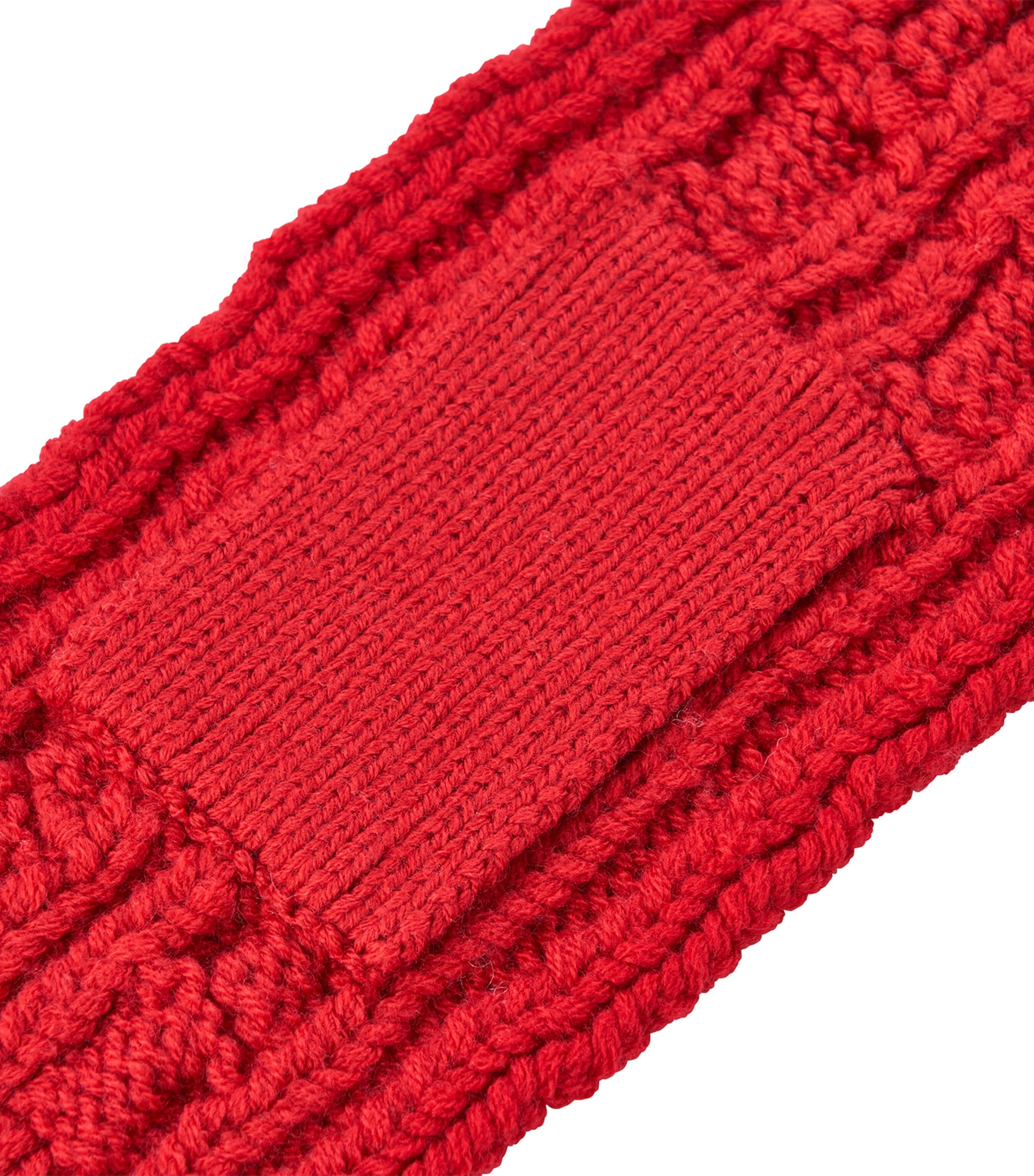 Miki House Miki House Cable-Knit Scarf