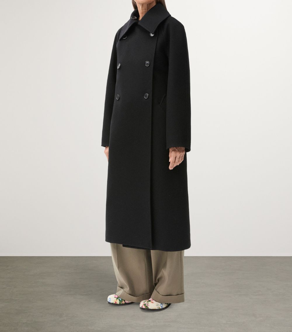 Loewe Loewe Wool-Cashmere Double-Breasted Coat