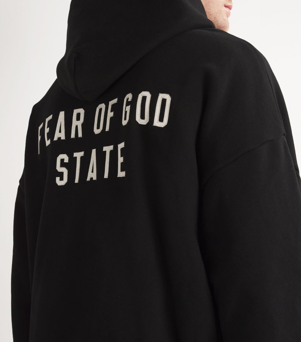 Fear Of God Essentials Fear Of God Essentials Cotton Logo Hoodie