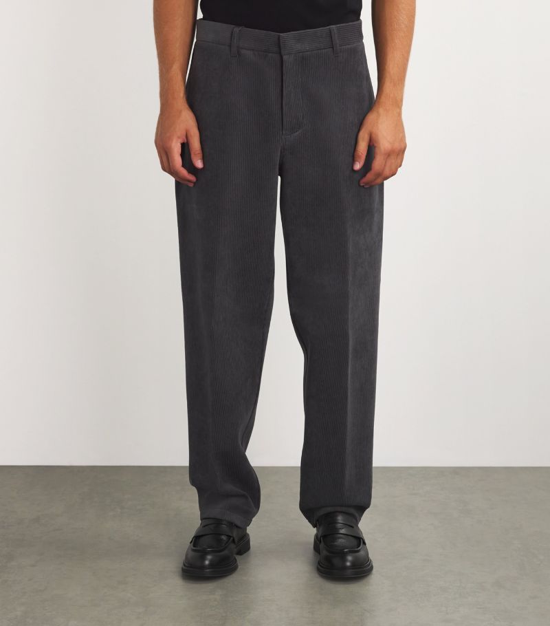 Emporio Armani Emporio Armani Corduroy Wide-Leg Trousers