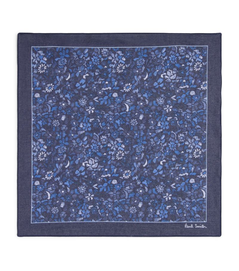 Paul Smith Paul Smith Cotton Floral Pocket Square