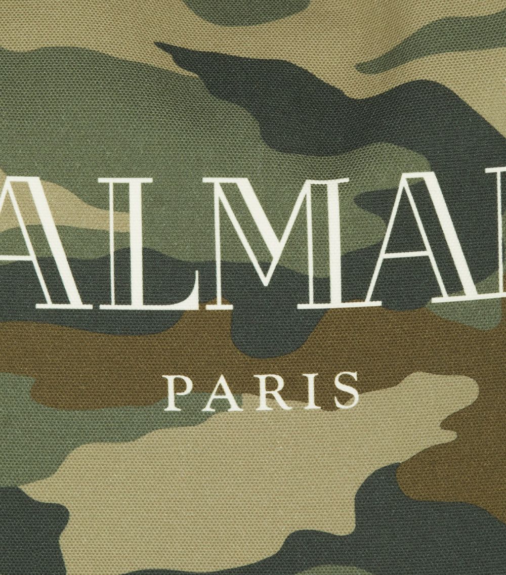 Balmain Balmain Camouflage B-Army Grocery Bag