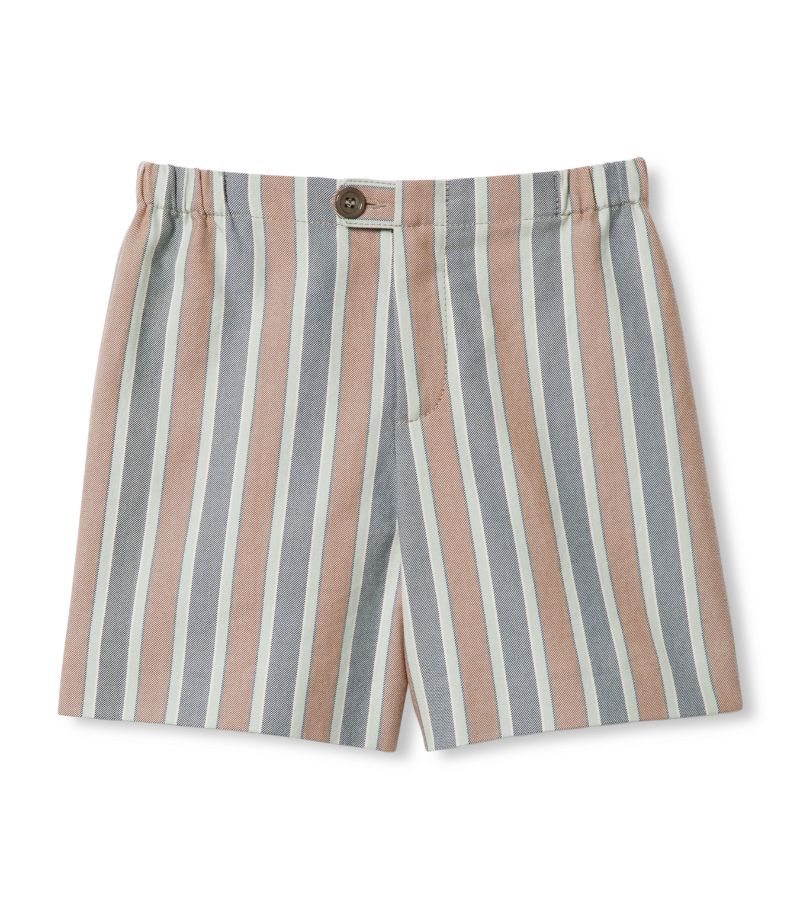 Gucci Gucci Kids Cotton Twill Striped Shorts (4-12 Years)