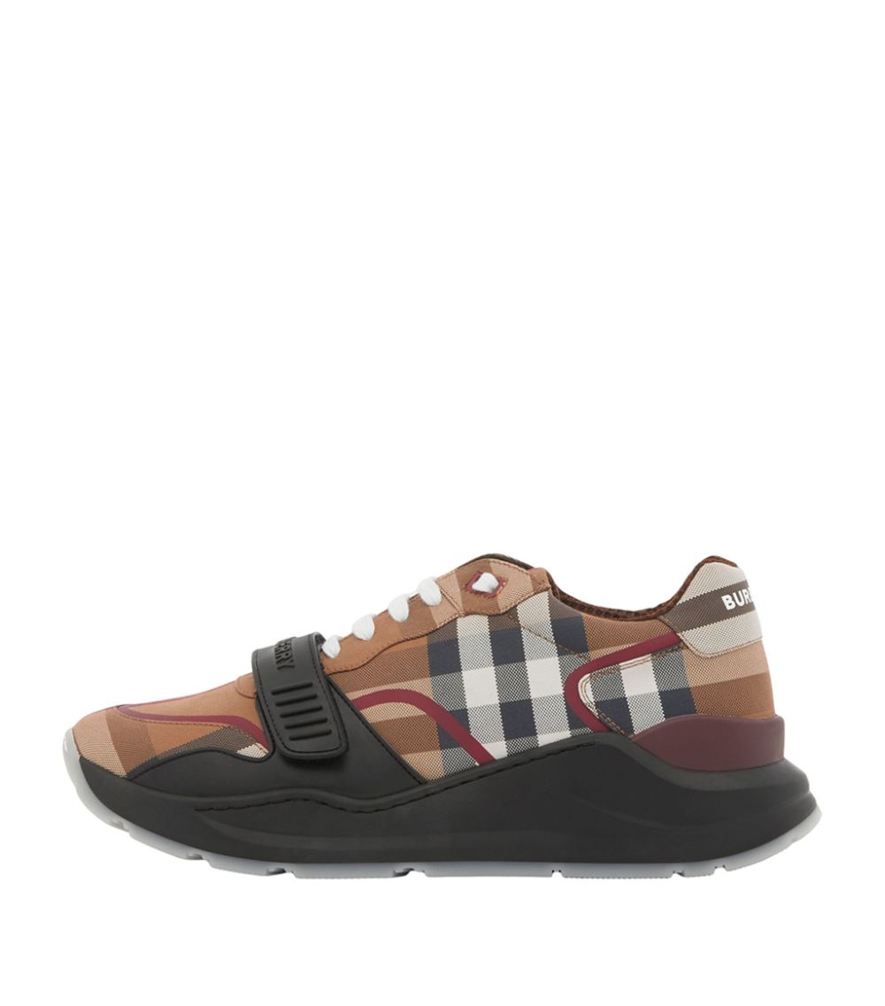 Burberry Burberry Cotton Check Sneakers