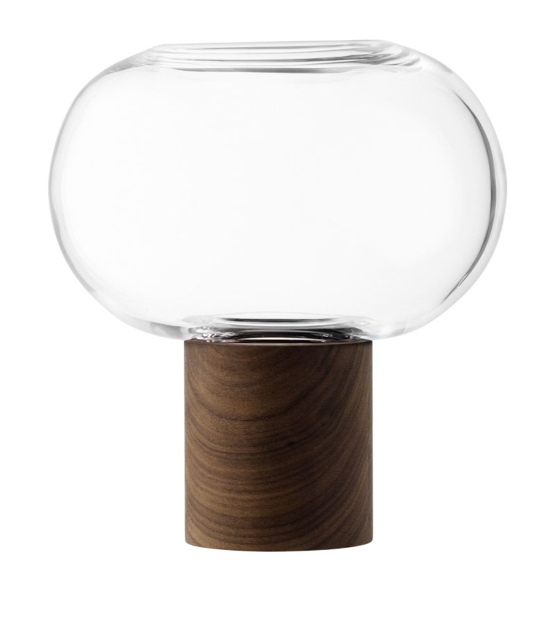 Lsa International Lsa International Glass-Walnut Oblate Vase (21.5Cm)