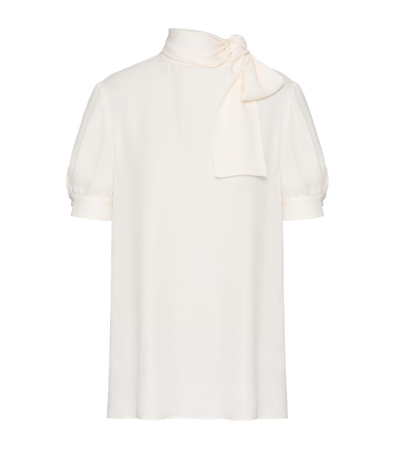 VALENTINO GARAVANI Valentino Garavani Silk Pussybow Blouse