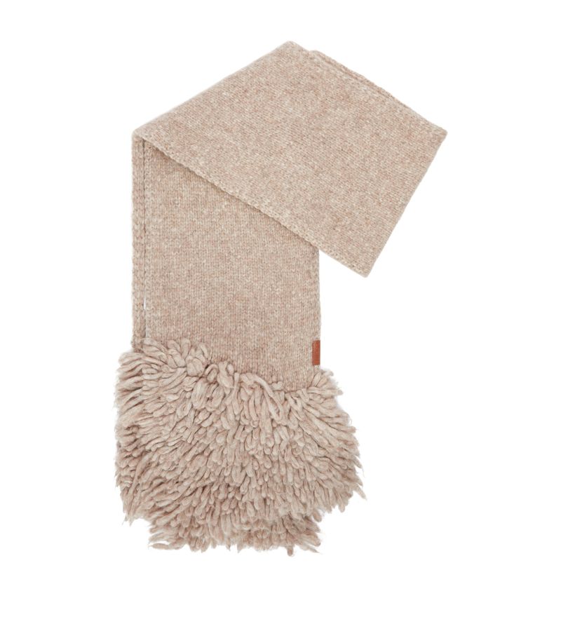 Loewe Loewe Alpaca-Wool Tassel Scarf