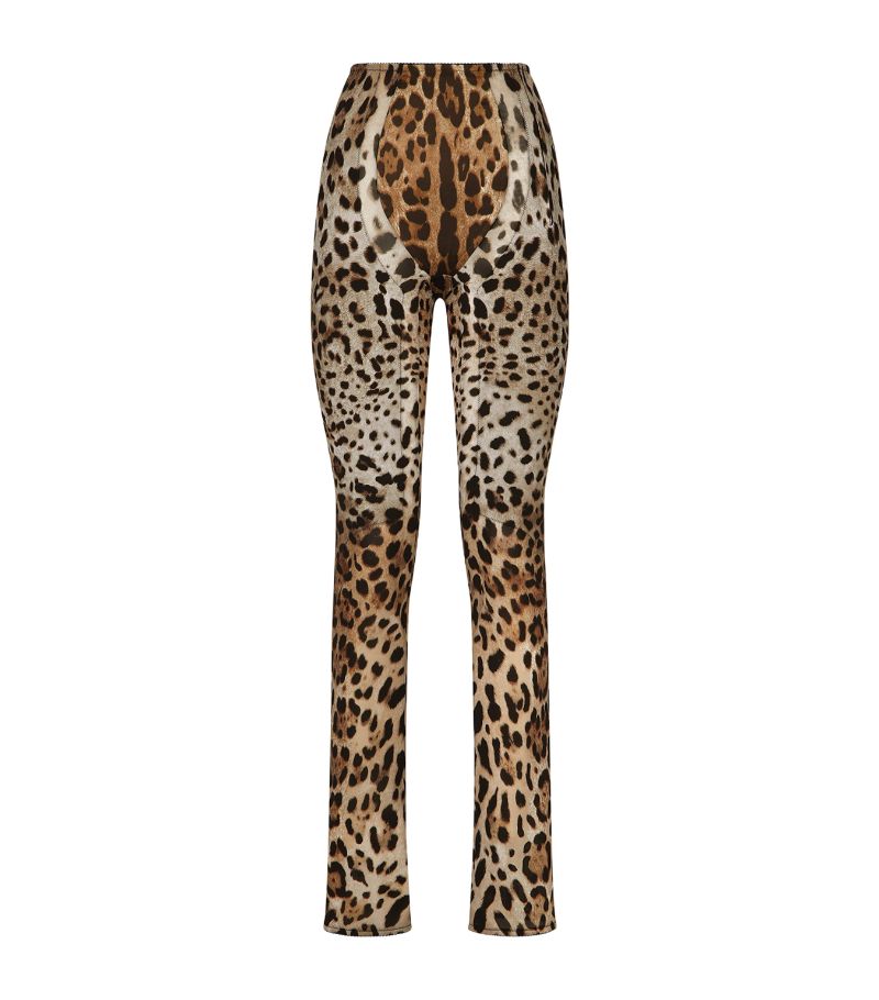 Dolce & Gabbana Dolce & Gabbana Kim Dolce & Gabbana Leopard Print Trousers