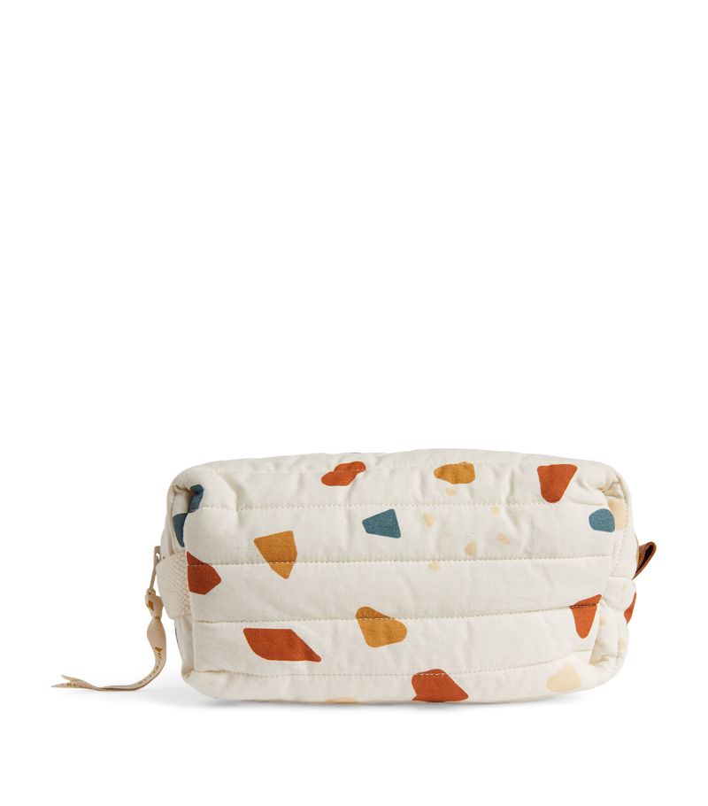  Fabelab Terrazzo Print Quilted Toiletry Bag