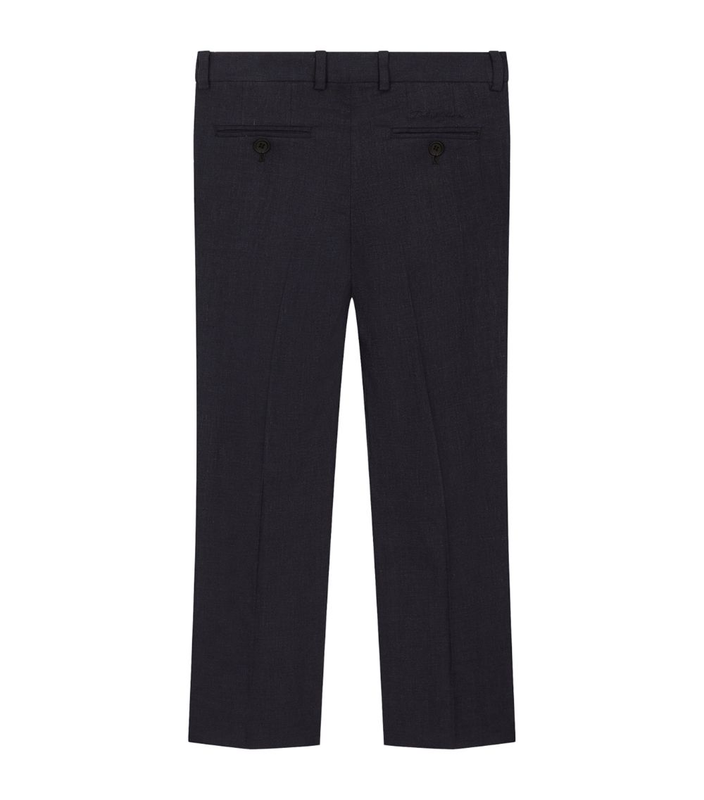 Dolce & Gabbana Dolce & Gabbana Kids Linen-Blend Straight Trousers (2-6 Years)