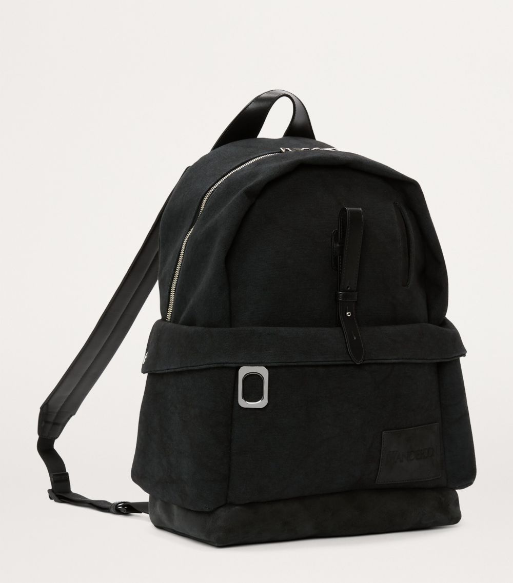 Jw Anderson Jw Anderson Canvas Leather-Trim Backpack