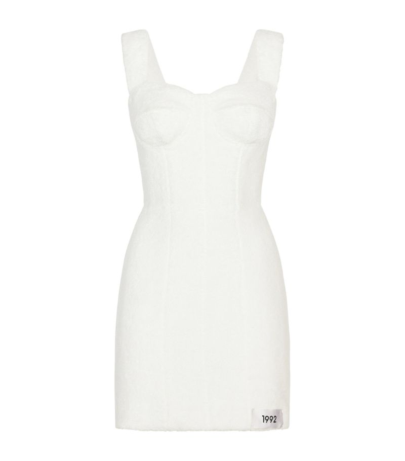 Dolce & Gabbana Dolce & Gabbana Kim Dolce & Gabbana Towelling Bustier Mini Dress