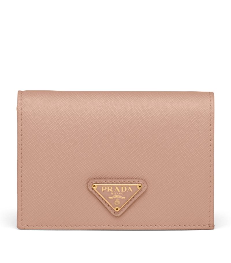 Prada Prada Small Saffiano Leather Bifold Wallet