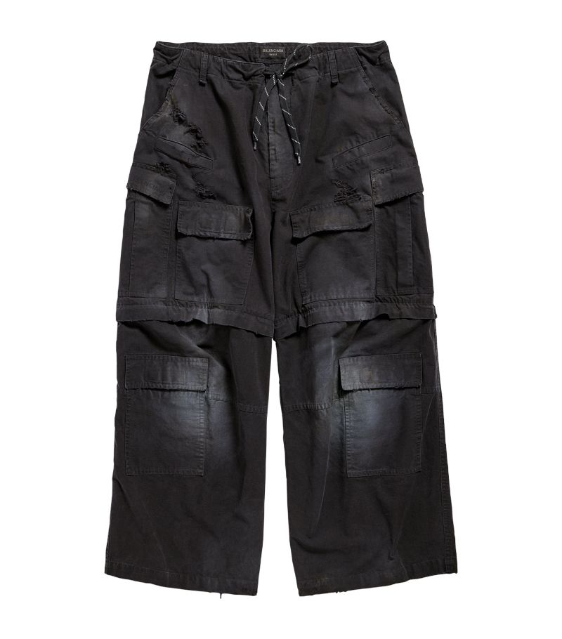 Balenciaga Balenciaga Distressed Cargo Trousers