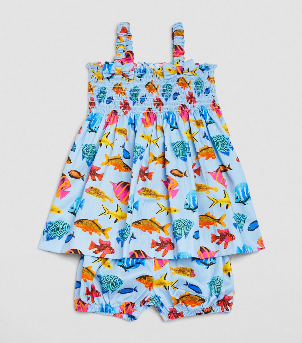 Rachel Riley Rachel Riley Tropical Fish Dress And Bloomers Set (18 Months)