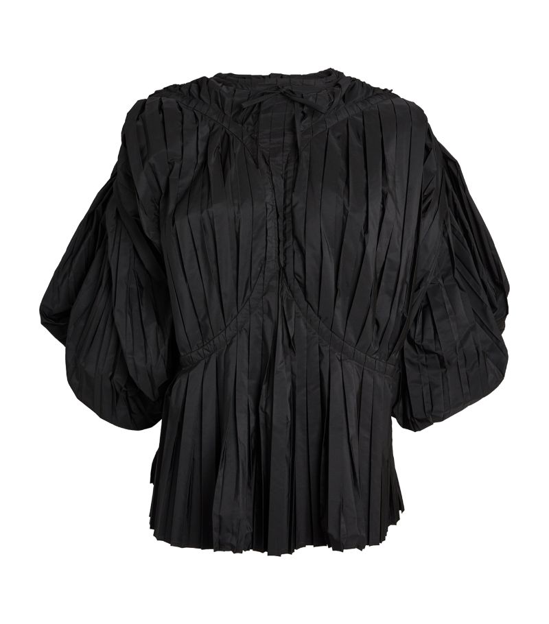 Jil Sander Jil Sander Puff-Sleeve Pleated Blouse