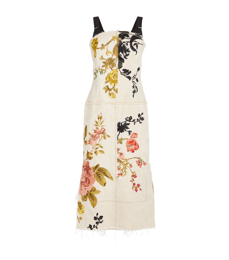 Erdem Erdem Embroidered Floral Midi Dress