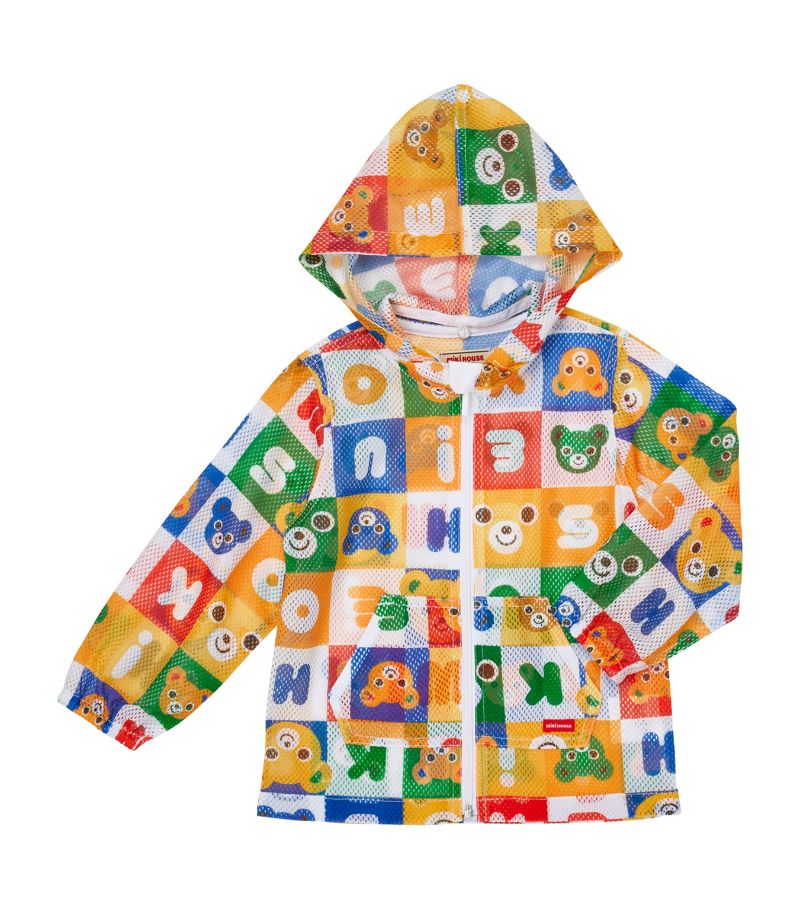 Miki House Miki House Mesh Bear Print Jacket (2-5 Years)