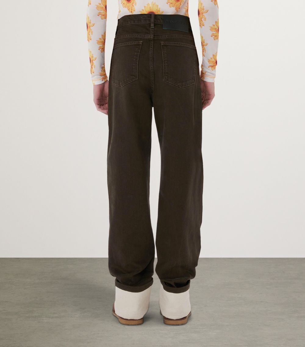 Jw Anderson Jw Anderson Turn-Up Straight Jeans