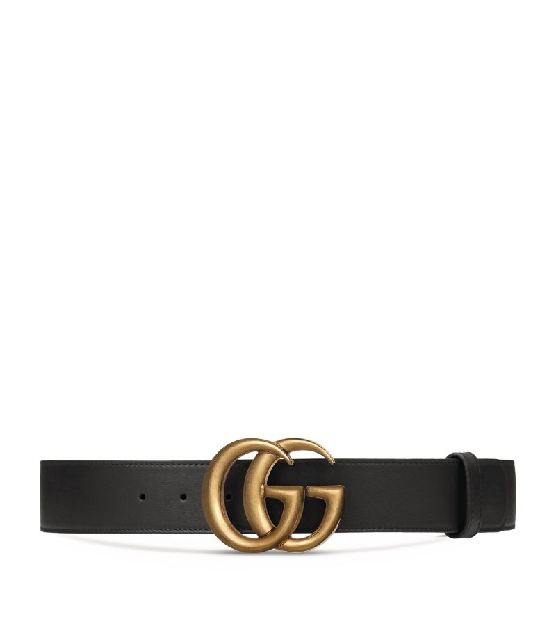 Gucci Gucci Leather Gg Belt