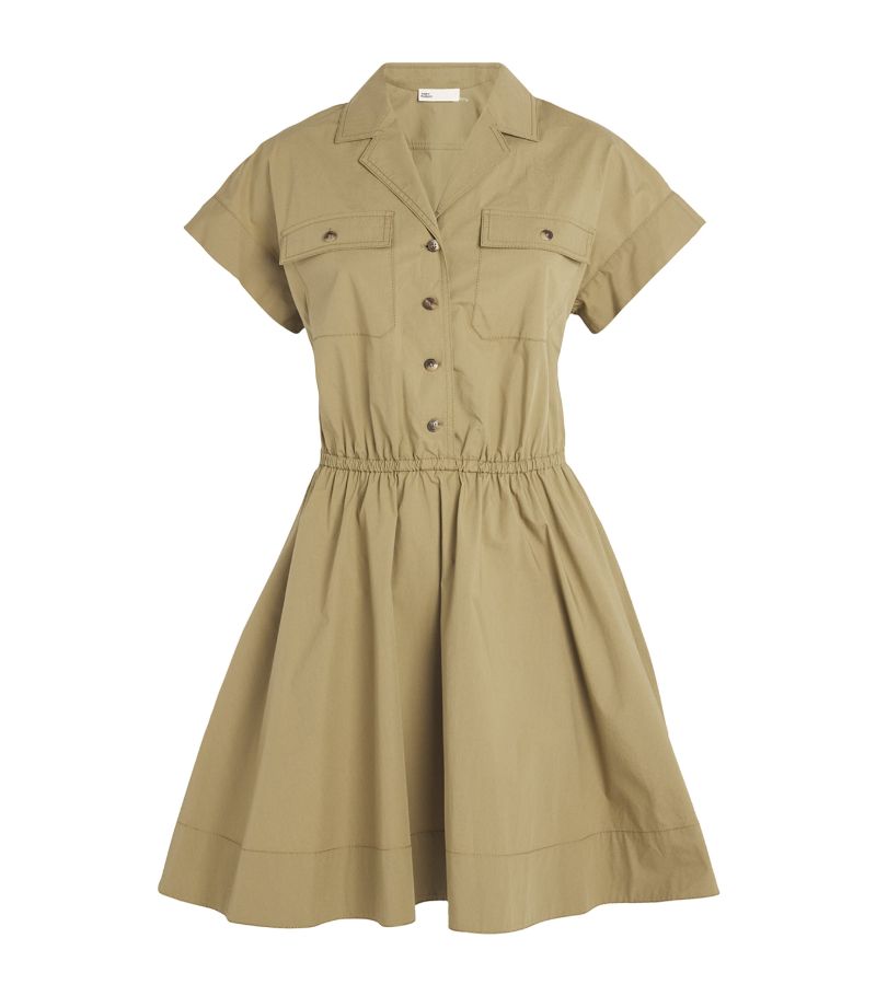 Tory Burch Tory Burch Cotton Poplin Shirt Mini Dress