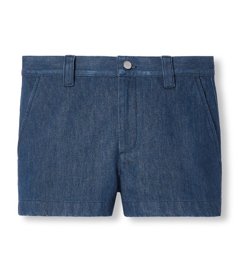 Gucci Gucci Denim Horsebit-Detail Shorts