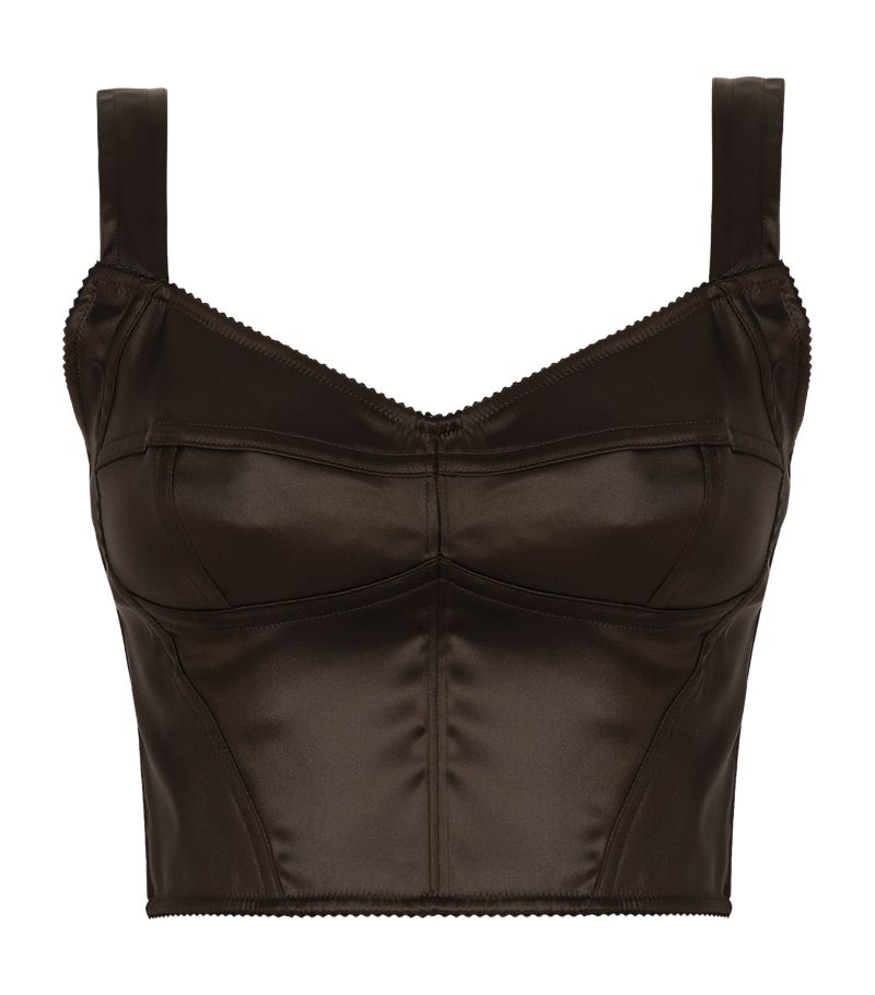 Dolce & Gabbana Dolce & Gabbana Satin Corset Top