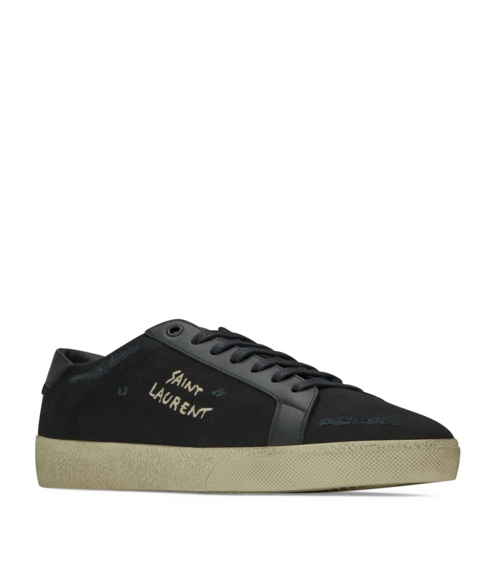 Saint Laurent Saint Laurent Leather Court Classic Sneakers