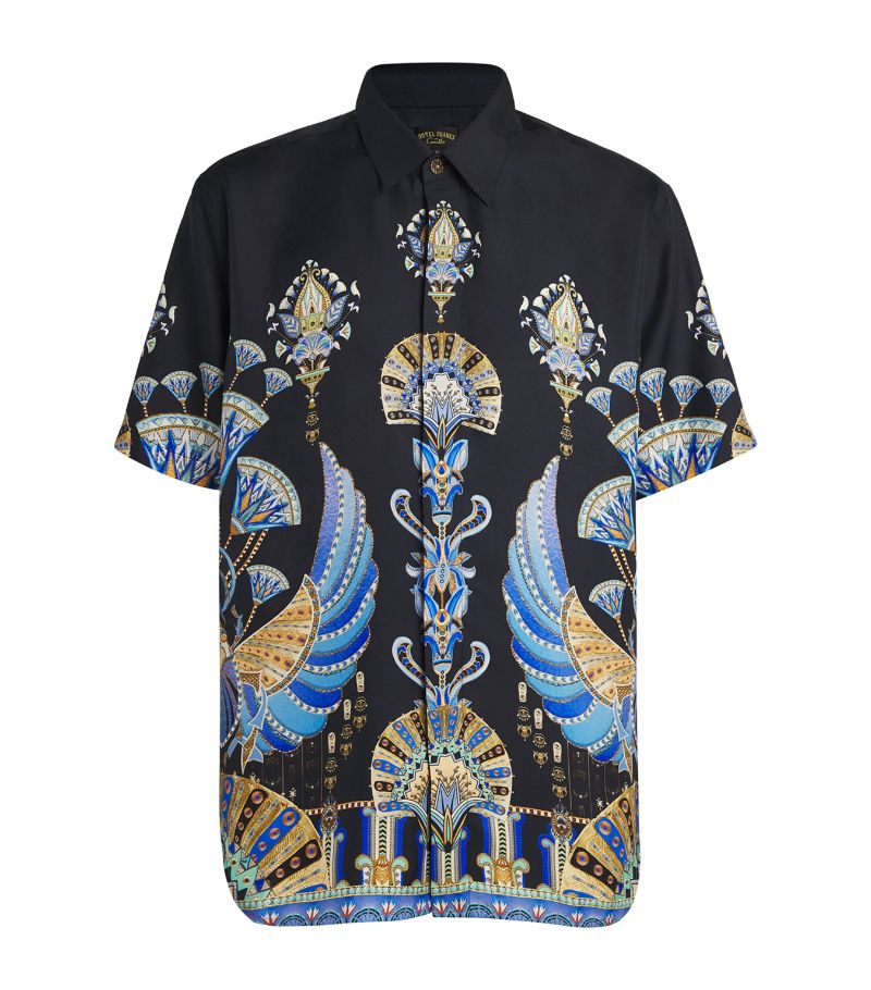 Camilla Camilla Silk Under Scarab Skies Oversized Shirt