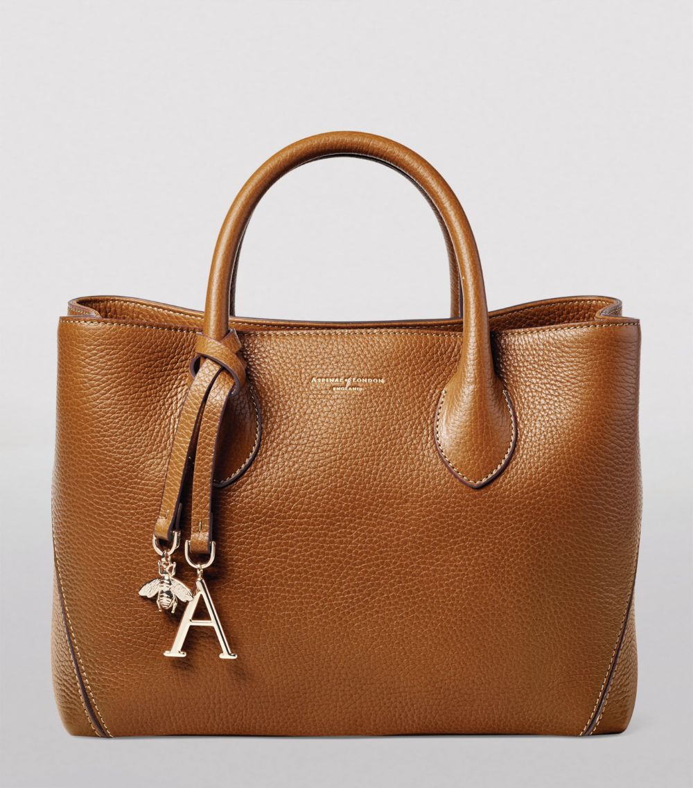  Aspinal Of London Midi Leather London Tote Bag