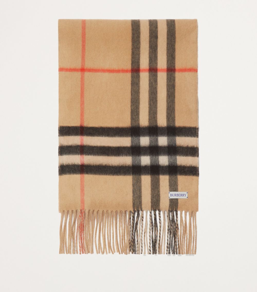 Burberry Burberry Cashmere Reversible Check Scarf