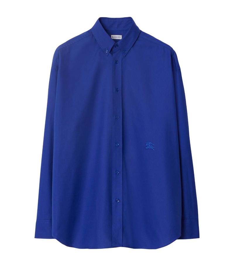 Burberry Burberry Oversized Embroidered-Ekd Shirt