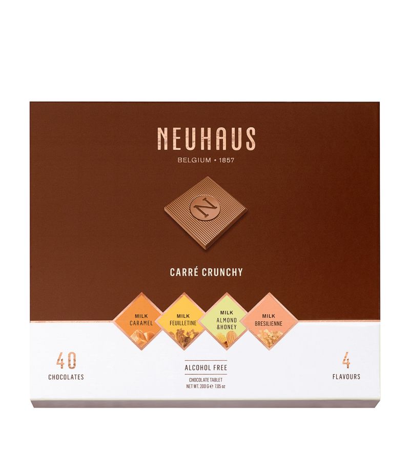 Neuhaus Neuhaus Carré Crunchy Milk Chocolate 40-Piece Selection Box (200g)
