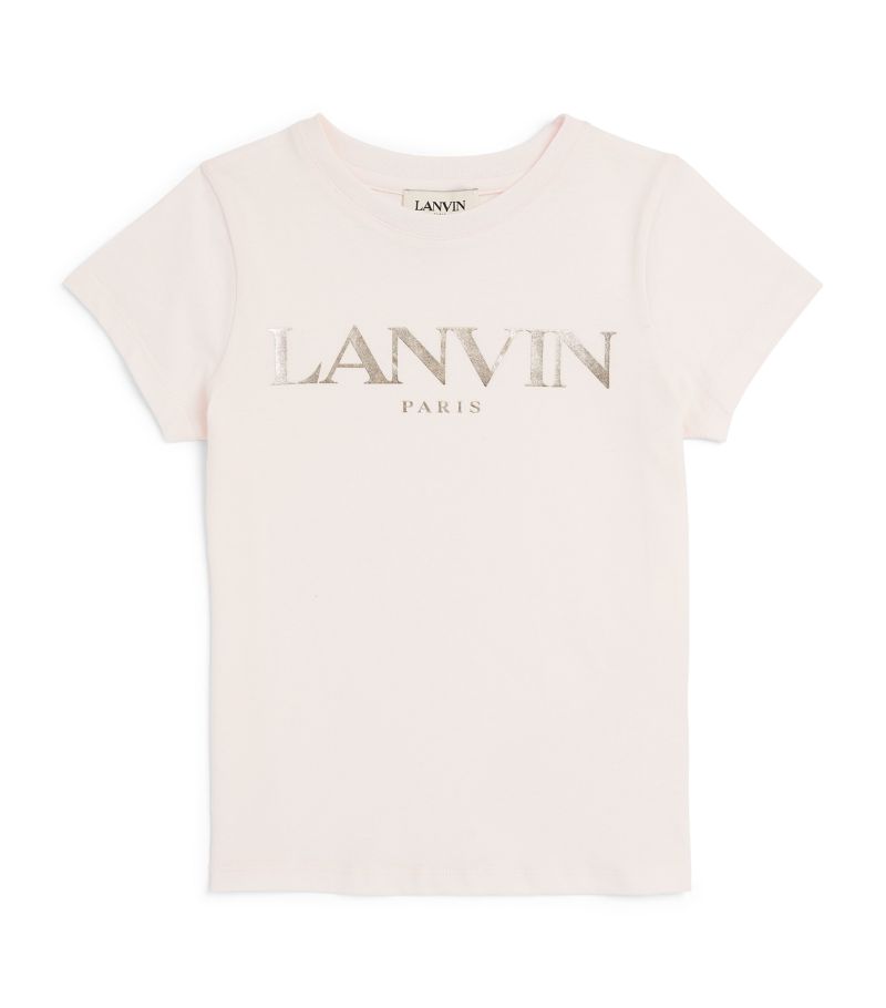 Lanvin Enfant Lanvin Enfant Cotton Logo T-Shirt (4-14 Years)