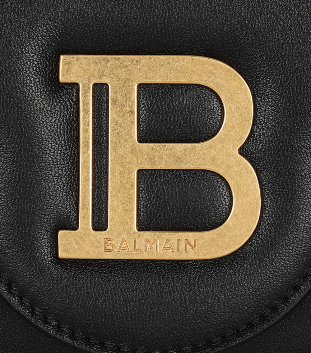 Balmain Balmain Leather B-Buzz Chain Wallet