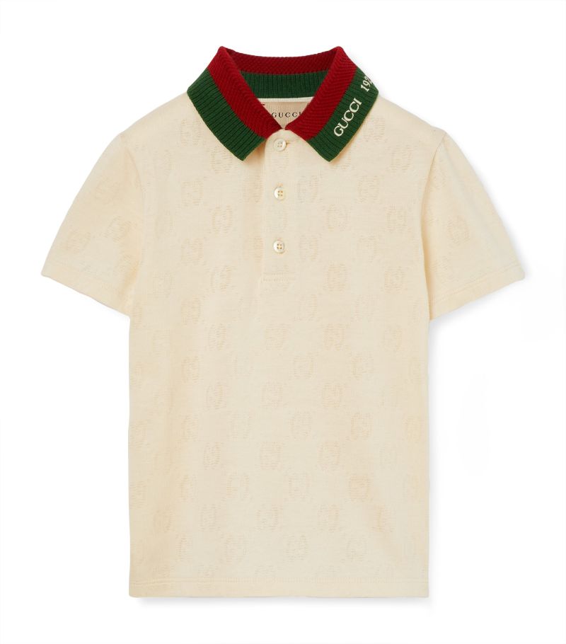 Gucci Gucci Kids Cotton Logo Polo Shirt (4-12 Years)